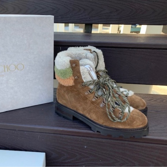 jimmy choo eshe hiker boots 39 new - Picture 2 of 4